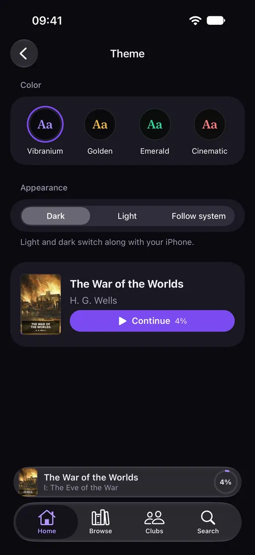 NoirPanther on iPhone