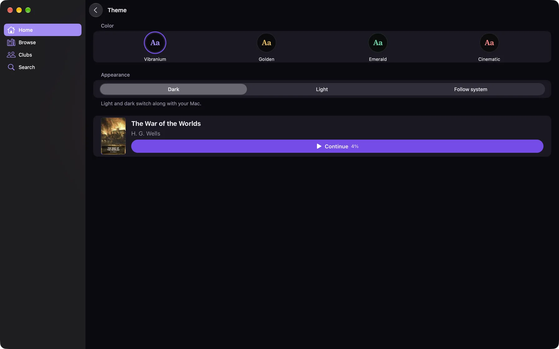 NoirPanther on Mac